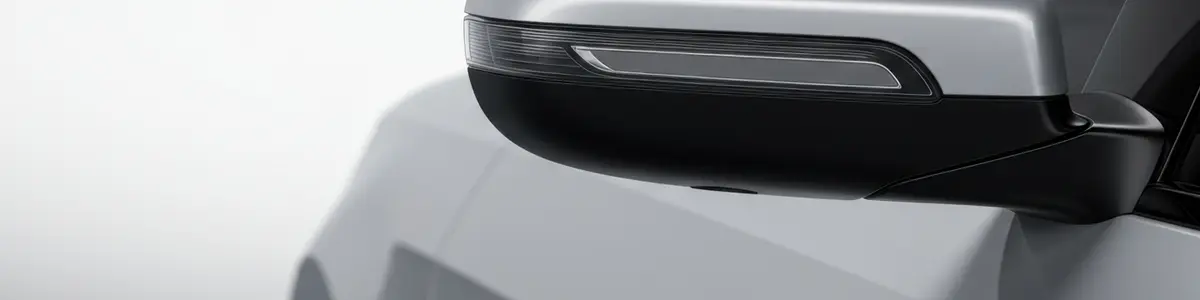 Exterior plastic trim detail